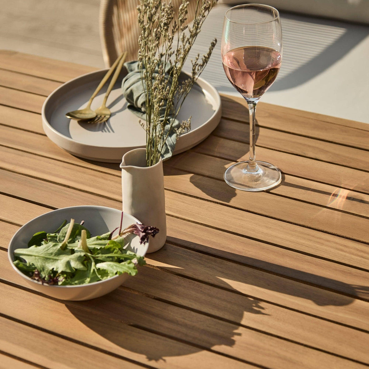 Eaden Rope Corner Dining Set - Natural — view 10