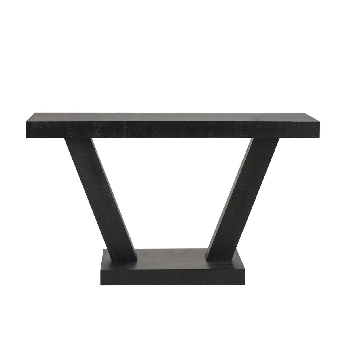 Elina Console Table - Black Wood — view 3