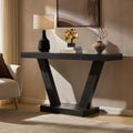 Elina Console Table - Black Wood — side table from 2nd Time Around