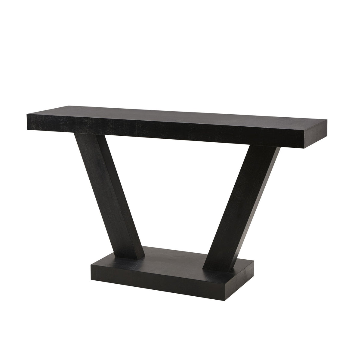 Elina Console Table - Black Wood — view 2