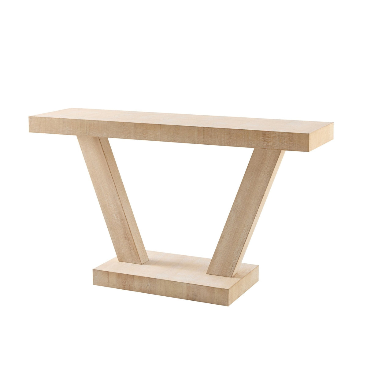 Elina Console Table - Washed Wood — view 2