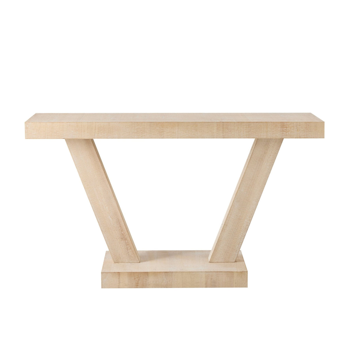 Elina Console Table - Washed Wood — view 3