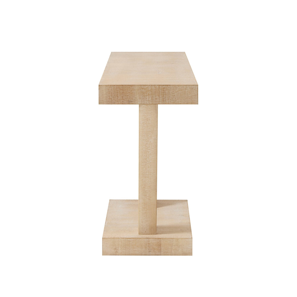 Elina Console Table - Washed Wood — view 4