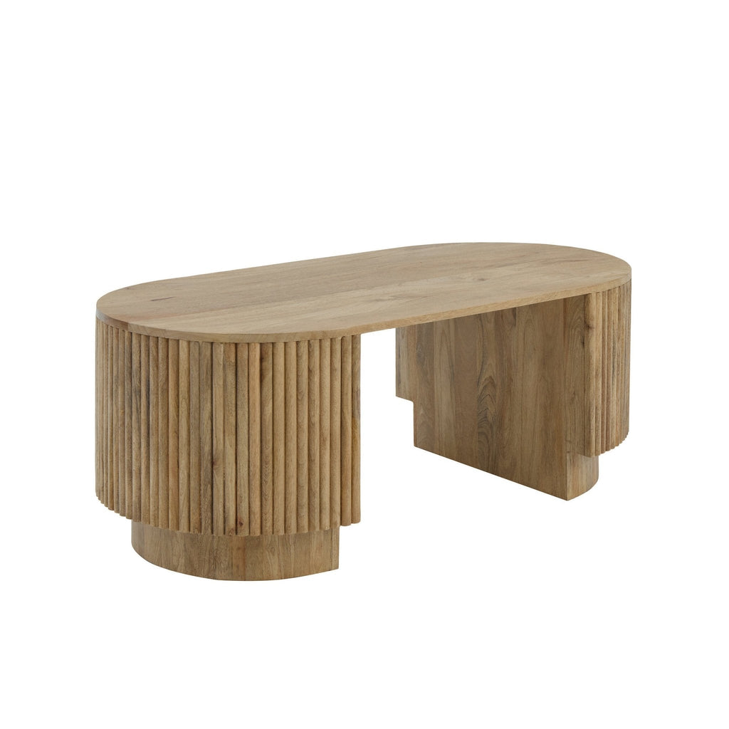 Finley Mango Wood Coffee Table - Natural — view 6