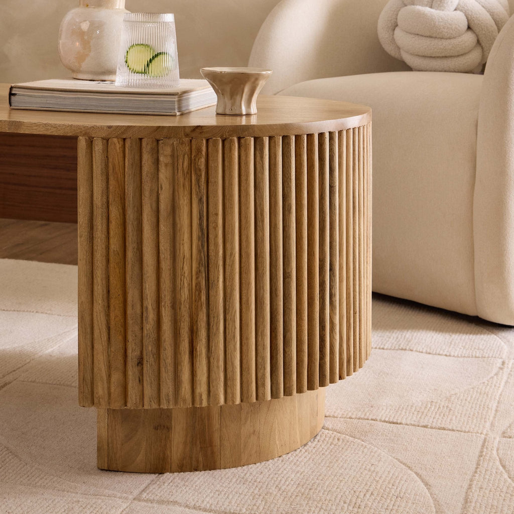 Finley Mango Wood Coffee Table - Natural — view 2