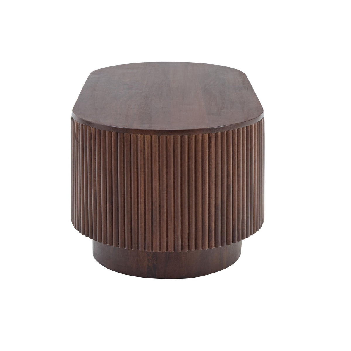 Finley Mango Wood Coffee Table - Walnut — view 5