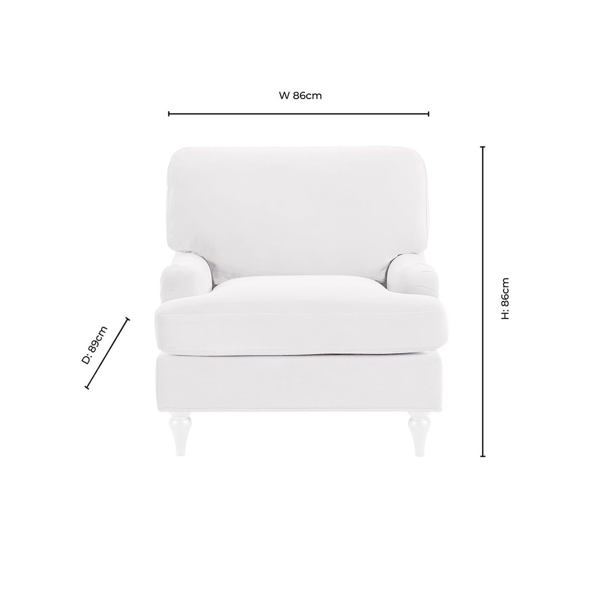Hampshire Armchair - Chenille Olive — view 9