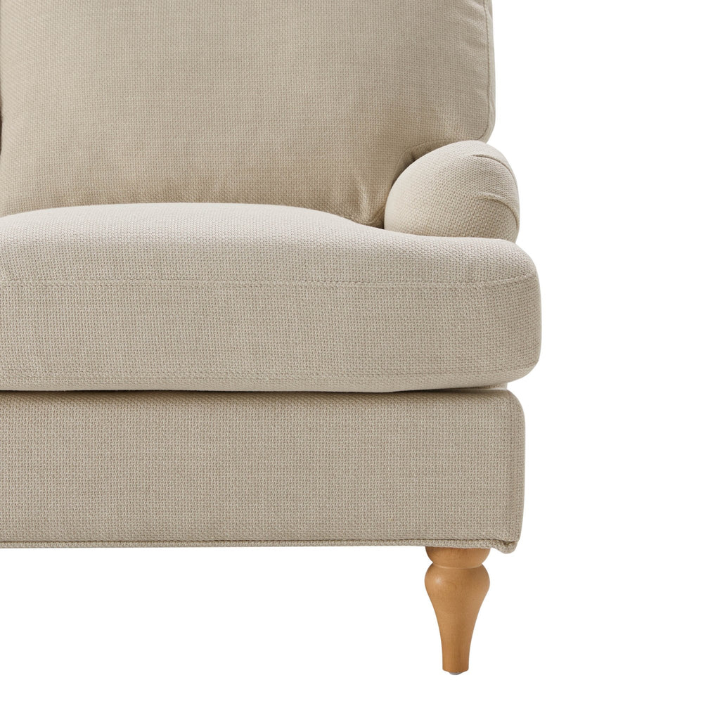 Hampshire Compact 2 Seater Sofa - Beige — view 7