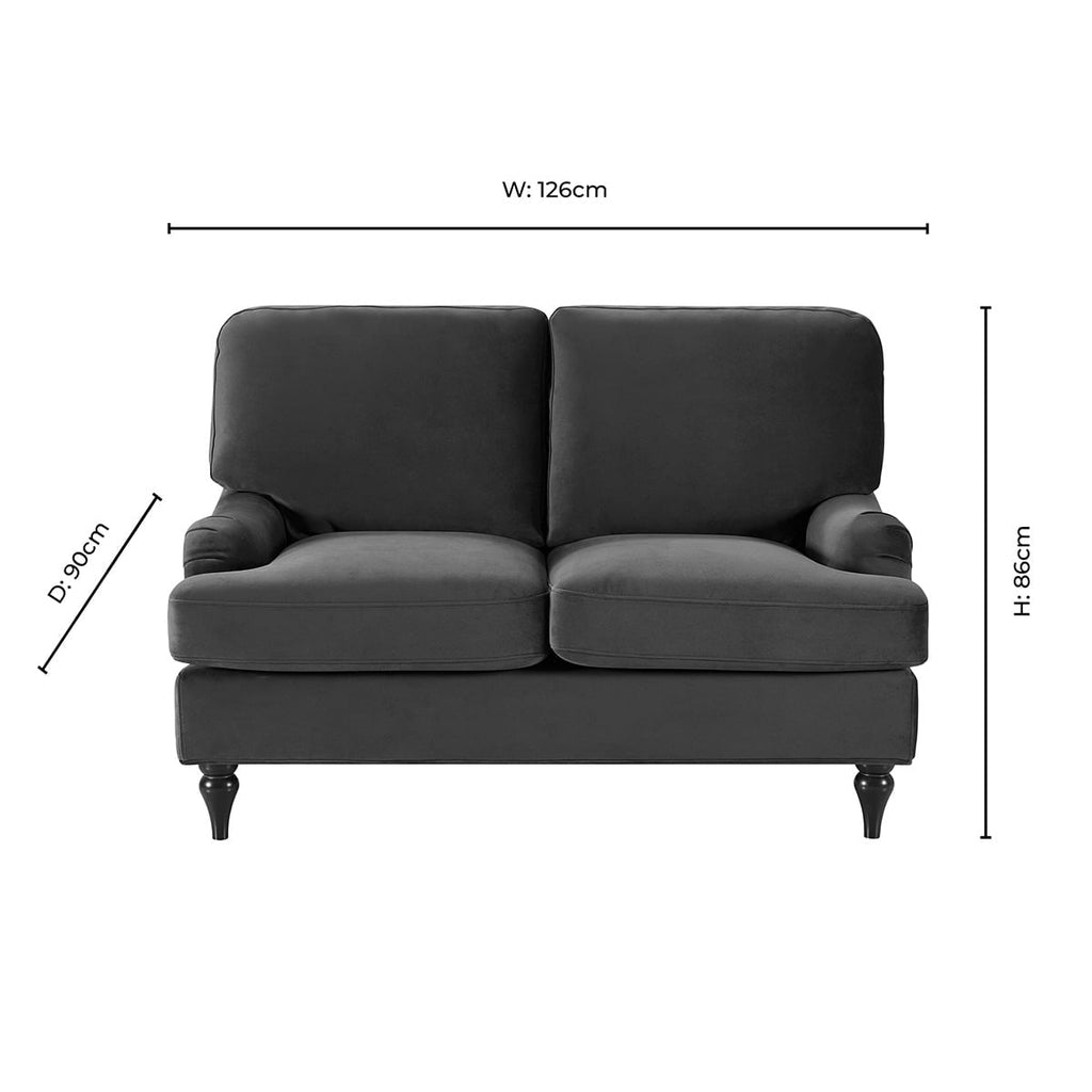 Hampshire Compact 2 Seater Sofa - Beige — view 9
