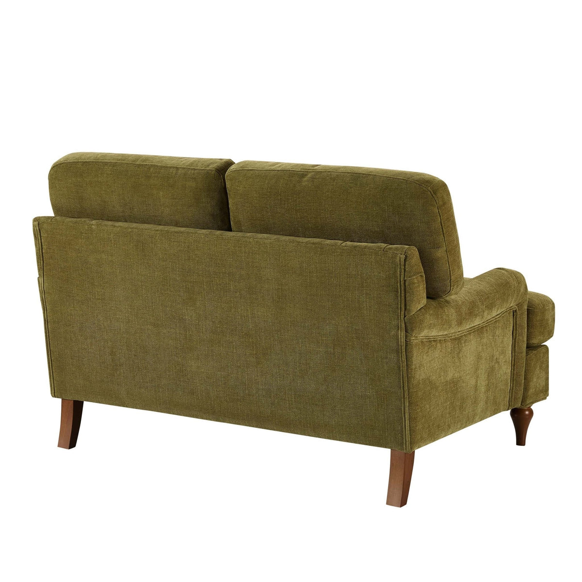 Hampshire Compact 2 Seater Sofa - Chenille Olive — view 6