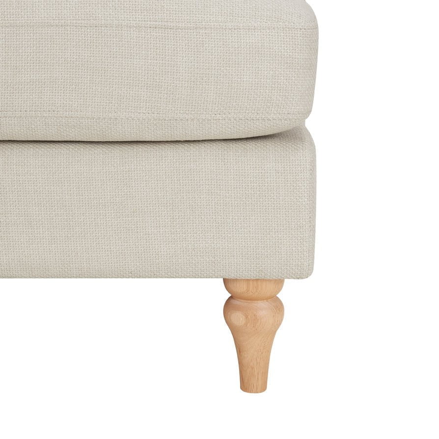 Hampshire Left Hand Chaise Sofa - Beige — view 7