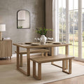 Harper 4-6 Seater Dining Table - Light Wood — sofa from 2nd Time Around