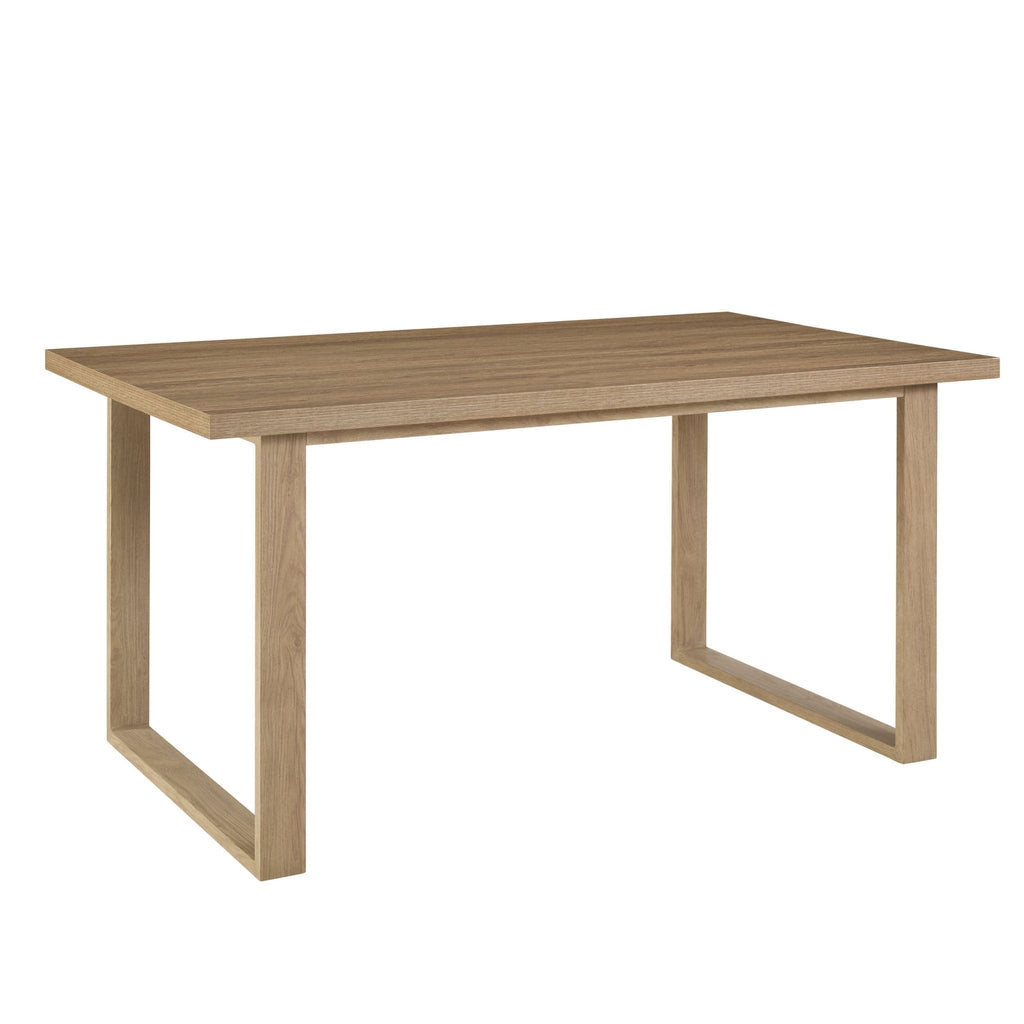 Harper 4-6 Seater Dining Table - Light Wood — view 6