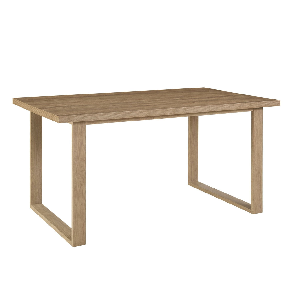 Harper 4-6 Seater Dining Table - Light Wood — view 6