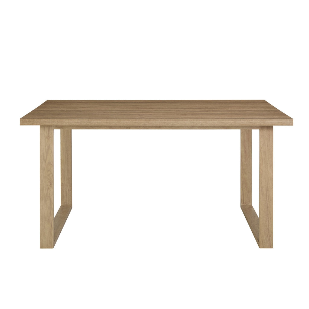 Harper 4-6 Seater Dining Table - Light Wood — view 7