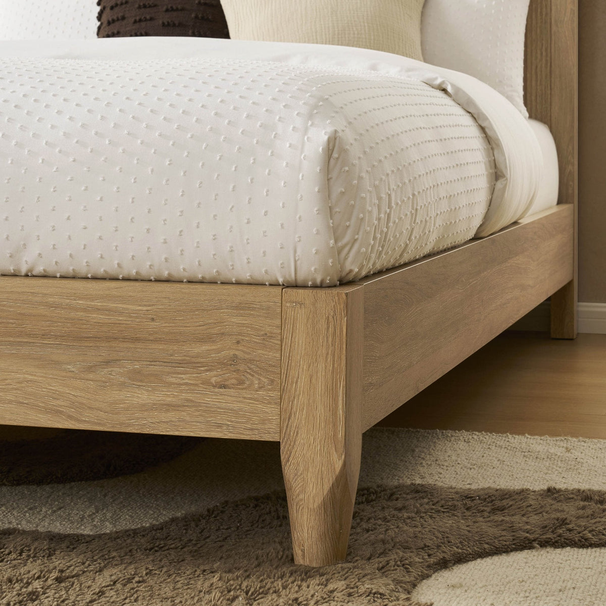 Hattie Bed Frame - Light Wood — view 7
