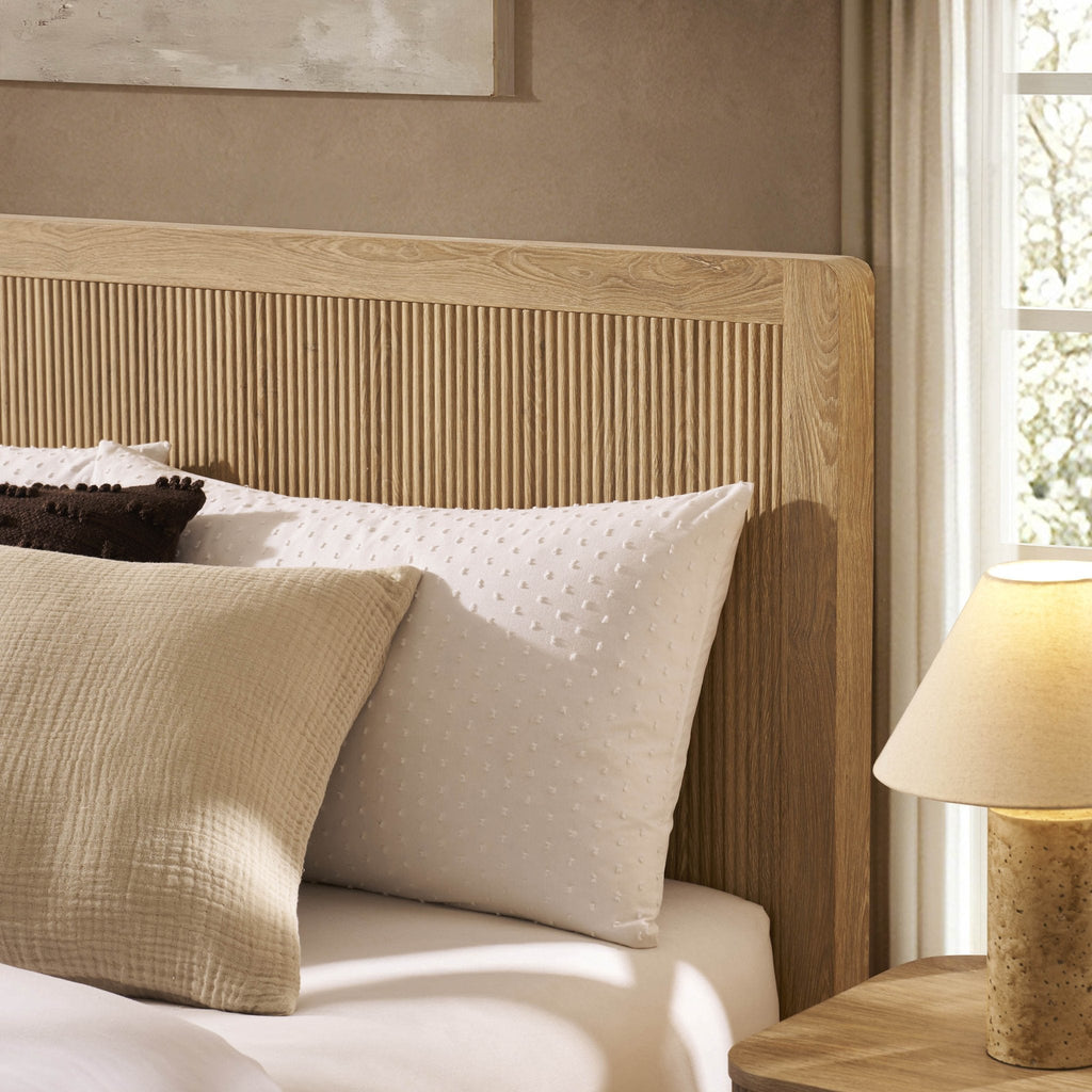 Hattie Bed Frame - Light Wood — view 6