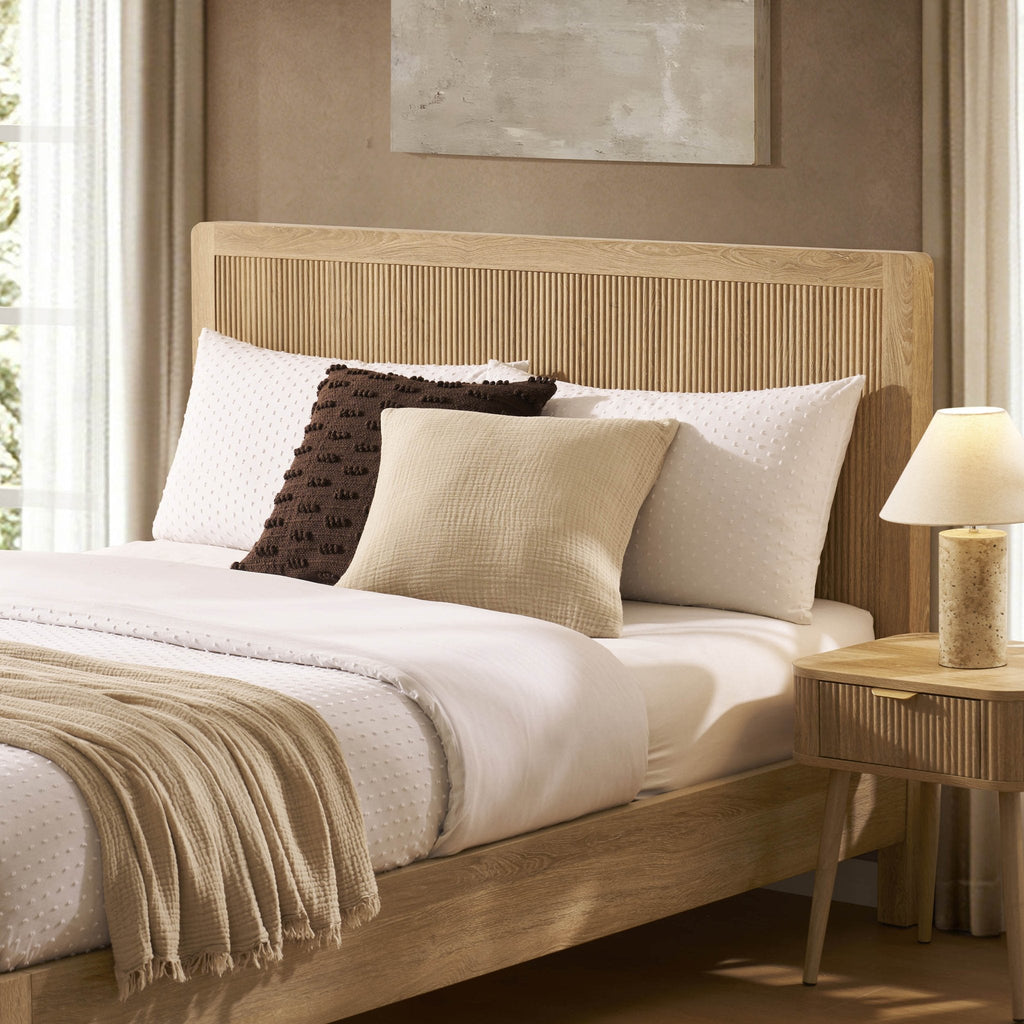 Hattie Bed Frame - Light Wood — view 4