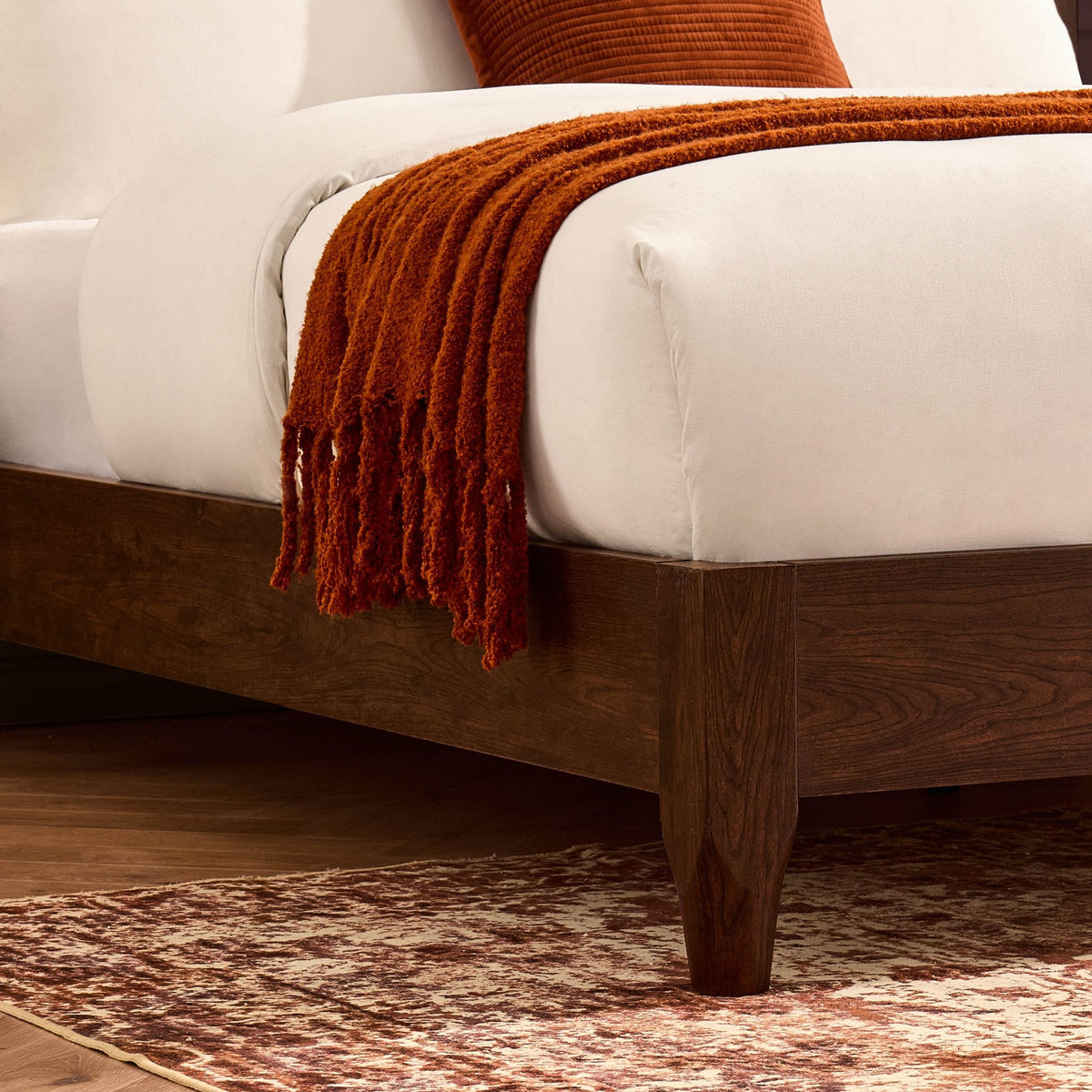 Hattie Bed Frame - Wood Walnut — view 6