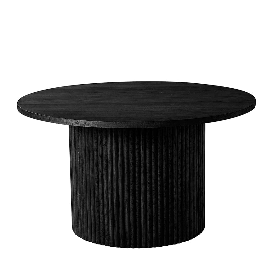 Hattie Round Pedestal Coffee Table - Black — view 3