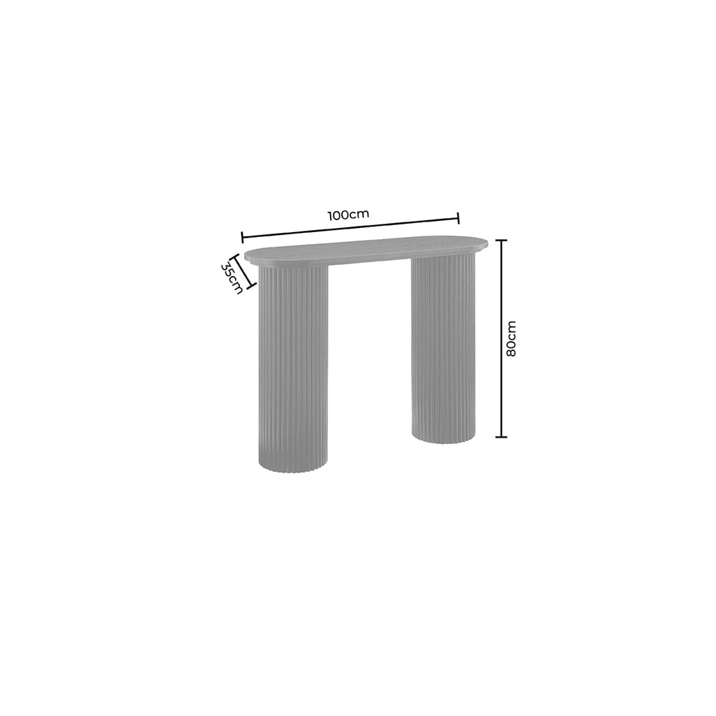 Hattie Console Table - Walnut — view 6