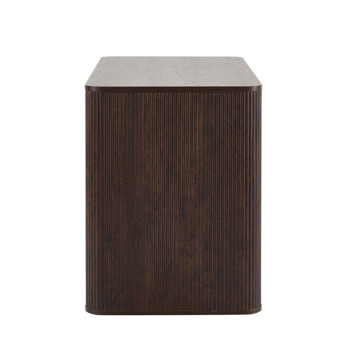 Hattie Large Dressing Table with Drawers - Walnut — view 5