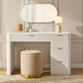Hattie Large Dressing Table with Drawers - Warm White — dressing table from 2nd Time Around