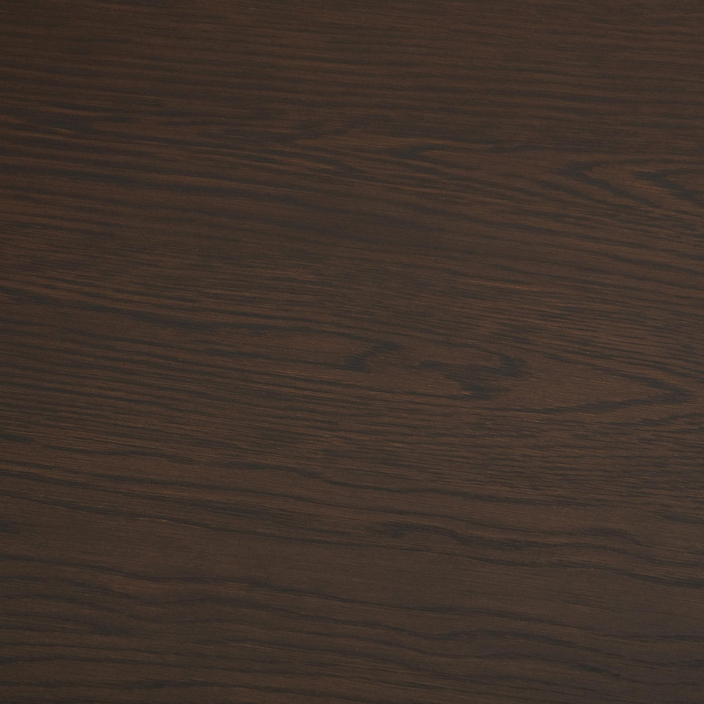 Hattie Panel Round 4-6 Seater Pedestal Dining Table - Walnut — view 7