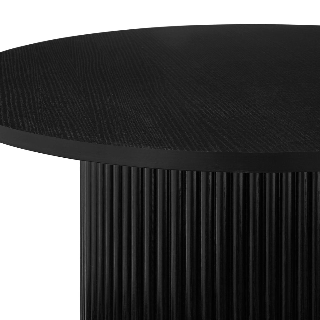 Hattie Round Pedestal Nesting Tables - Black — view 4