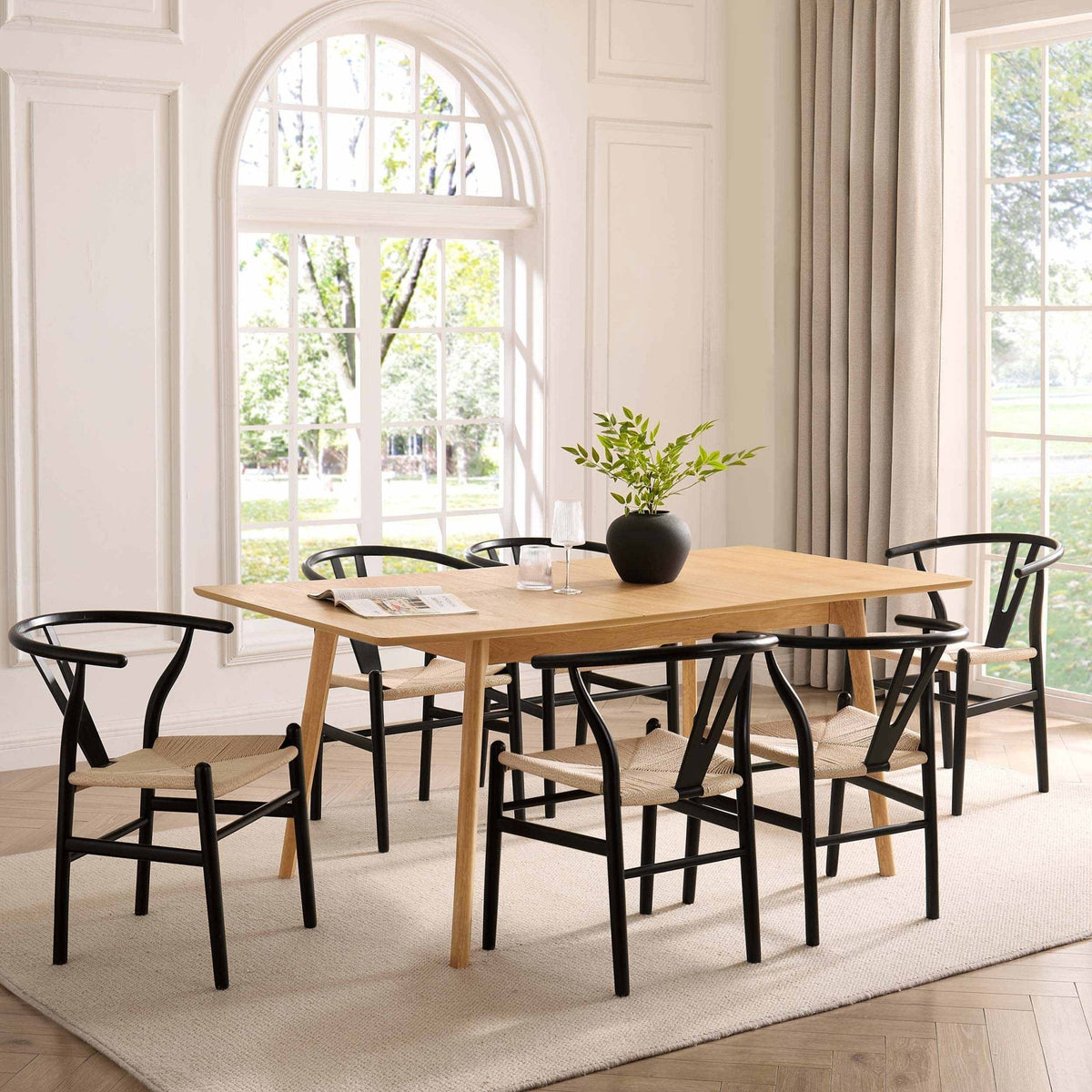 Heidi Oak 4-8 Seater Extendable Dining Table - Natural — sofa from 2nd Time Around