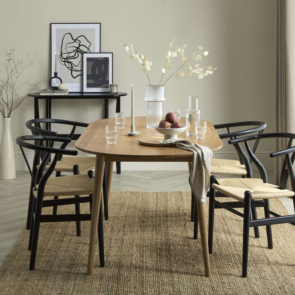 Heidi Solid Oak Oval 6-8 Seater Dining Table - Natural — view 2