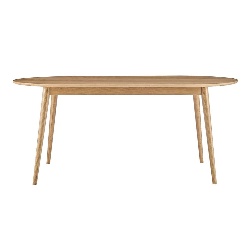 Heidi Solid Oak Oval 6-8 Seater Dining Table - Natural — view 7