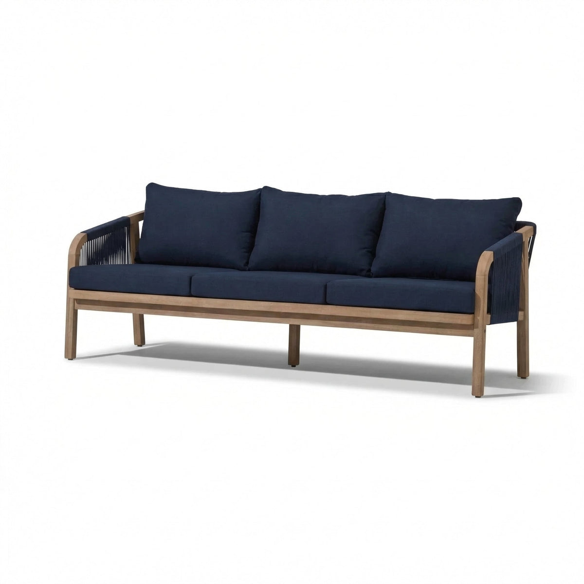 Shiro 5 Seater Garden Sofa - Navy — view 7