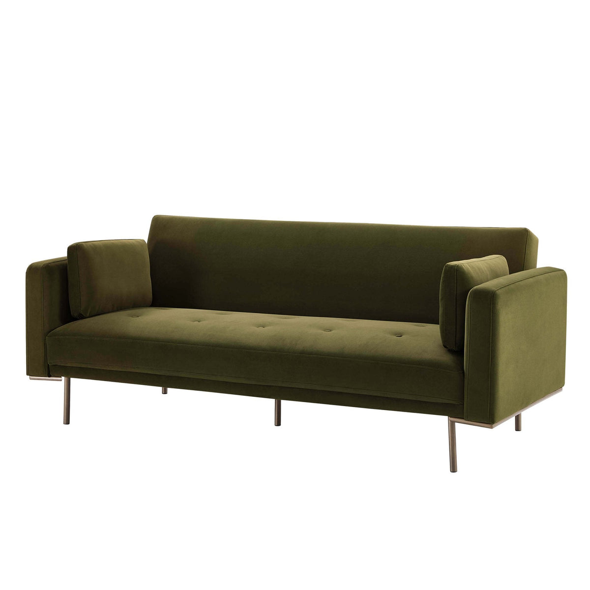 Hudson Click Clack Sofa Bed - Muted Moss — view 4