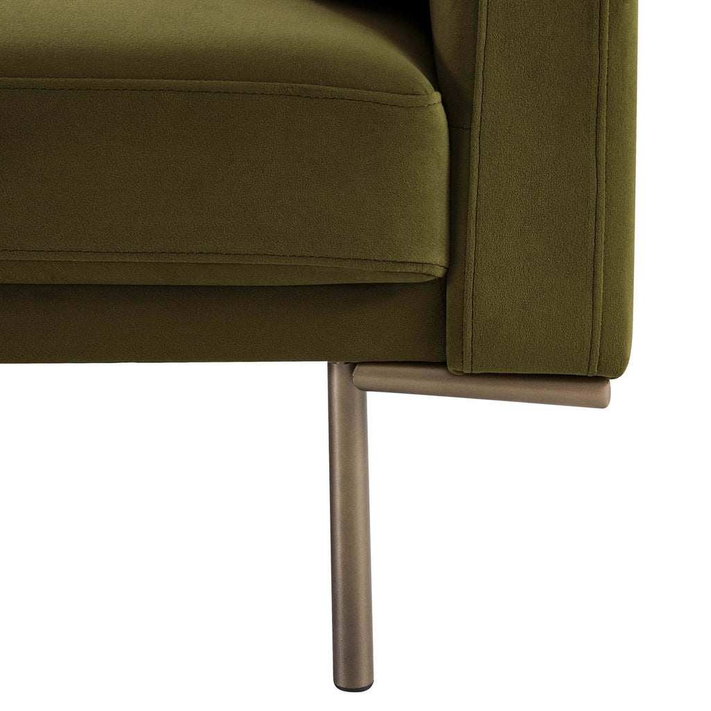 Hudson Click Clack Sofa Bed - Muted Moss — view 9