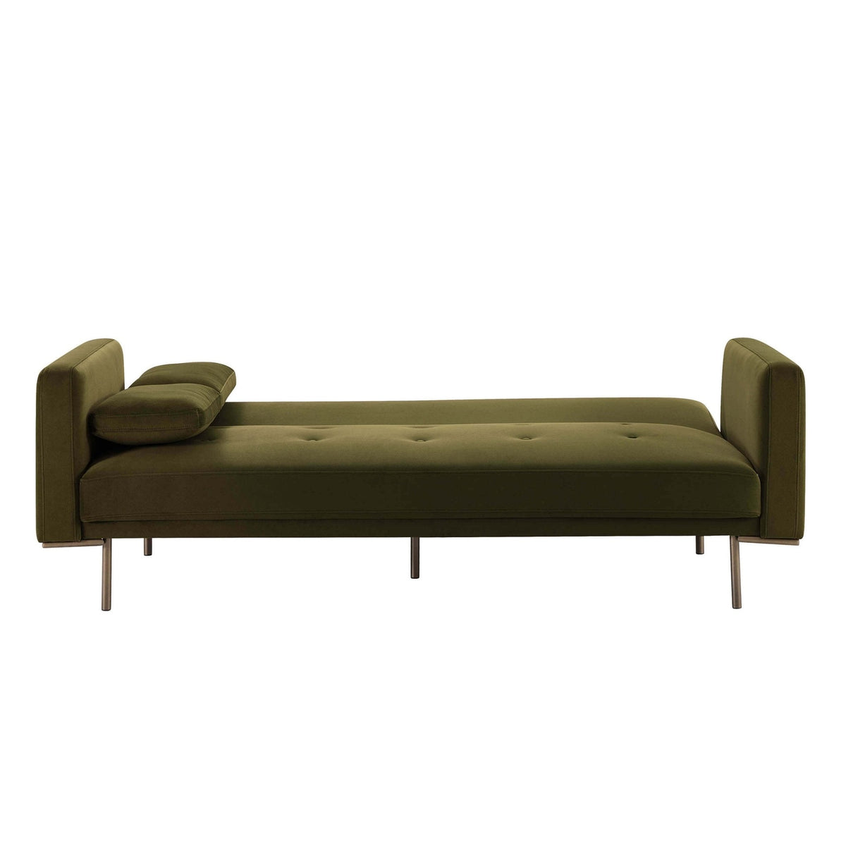 Hudson Click Clack Sofa Bed - Muted Moss — view 5