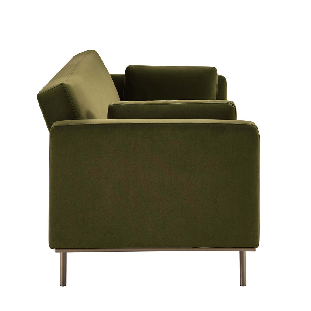 Hudson Click Clack Sofa Bed - Muted Moss — view 6