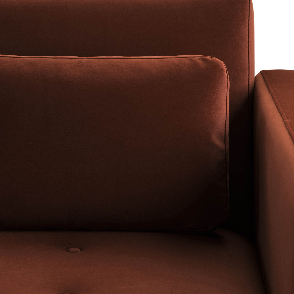 Hudson Click Clack Sofa Bed - Terracotta — view 7