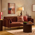 Hudson Click Clack Sofa Bed - Terracotta — sofa bed from 2nd Time Around