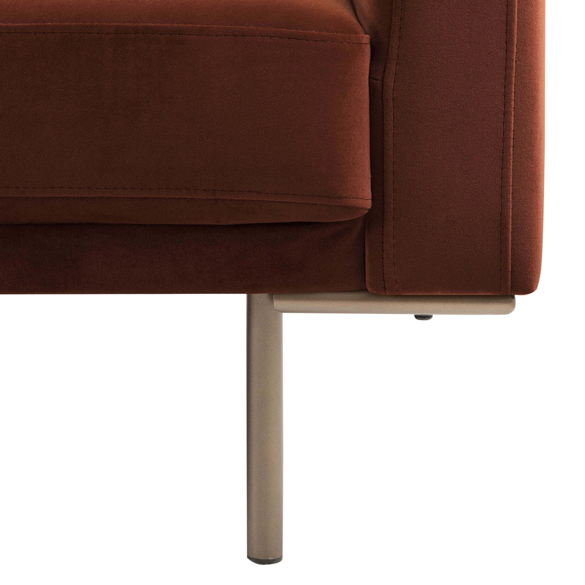 Hudson Click Clack Sofa Bed - Terracotta — view 8