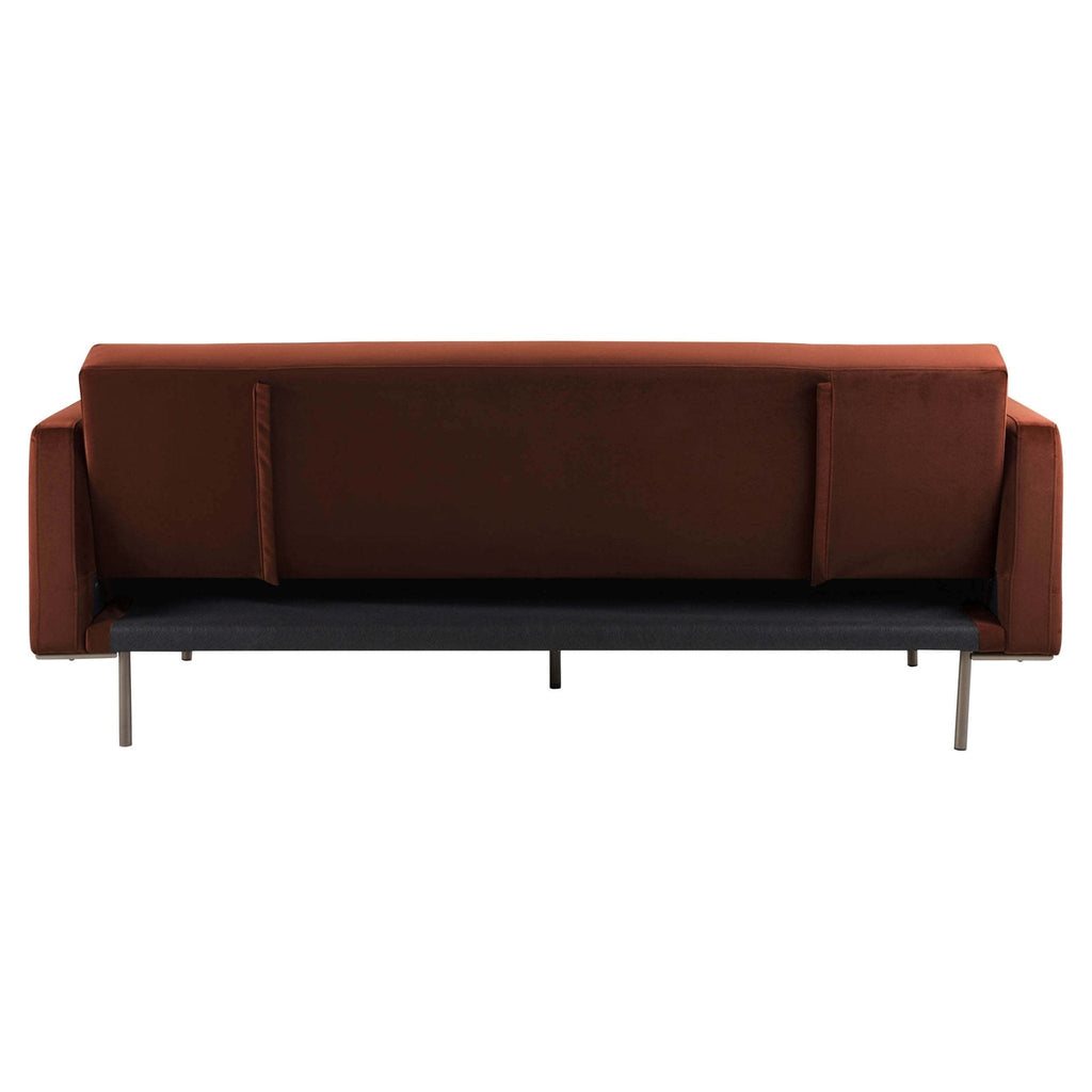 Hudson Click Clack Sofa Bed - Terracotta — view 6