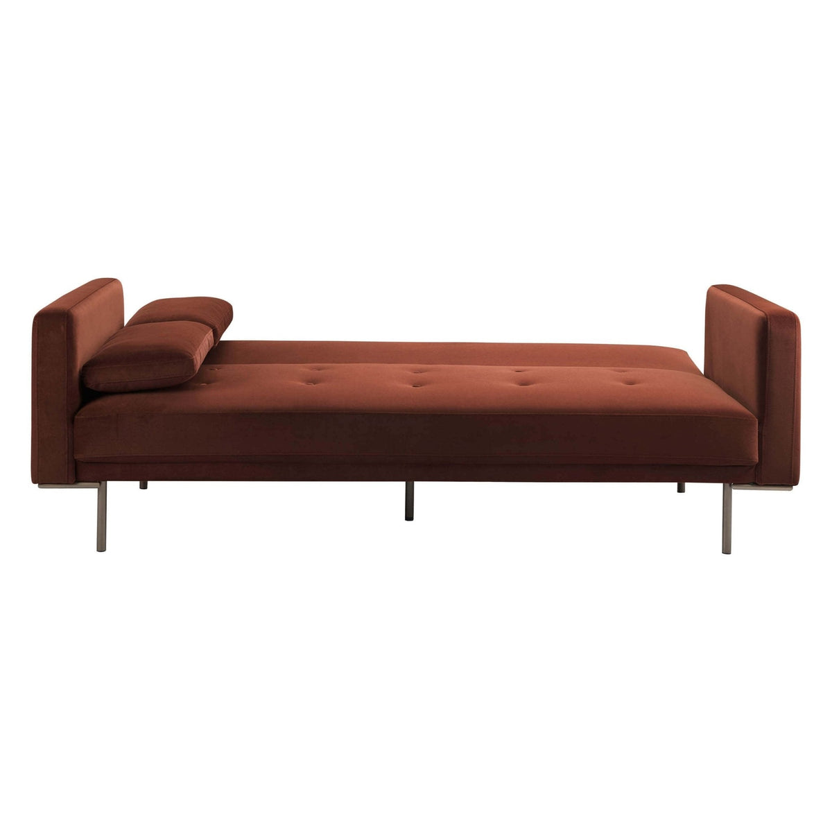 Hudson Click Clack Sofa Bed - Terracotta — view 5