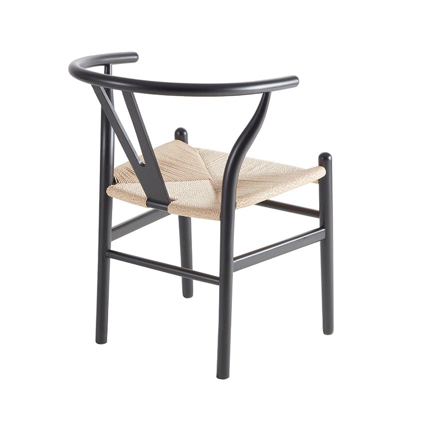 Jade Set Of 2 Dining Chairs - Black/Natural — view 10