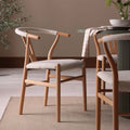 Jade Set of 2 Dining Chairs - Ivory Boucle — dining chair from 2nd Time Around
