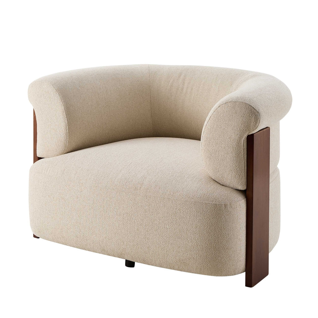 Jemima Accent Chair - Sand Boucle — view 4