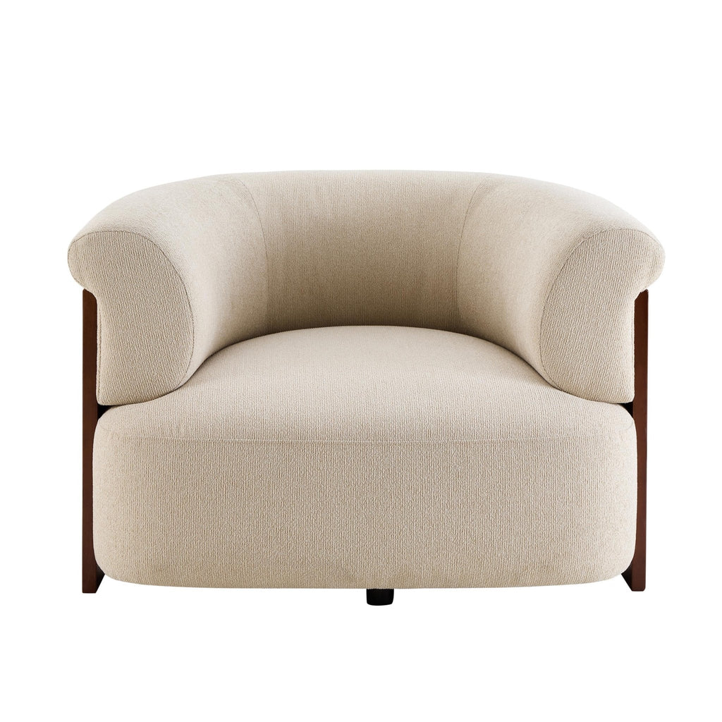 Jemima Accent Chair - Sand Boucle — view 3