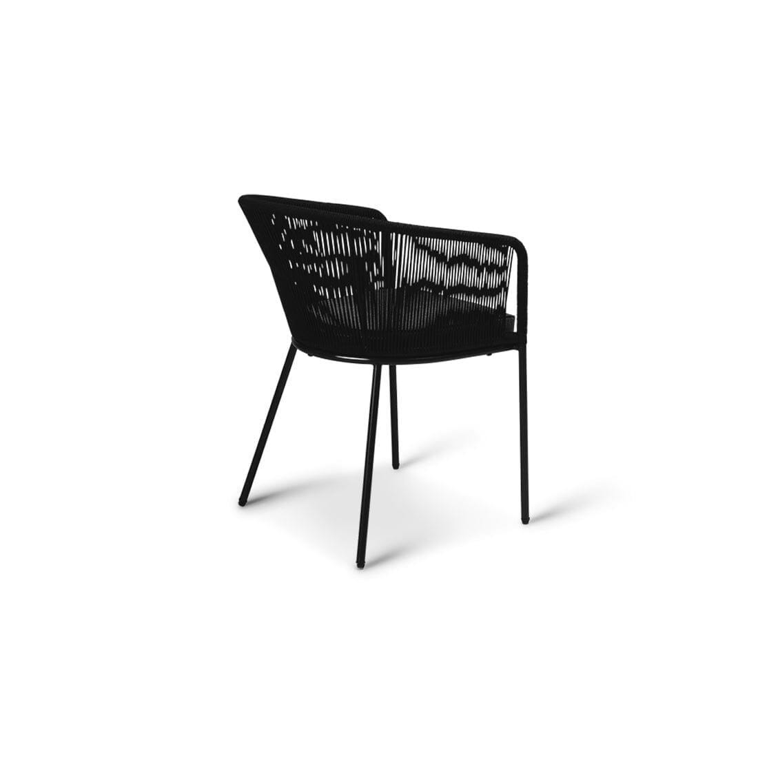 Lennox Table with 6 Black Hali Dining Chairs — view 9