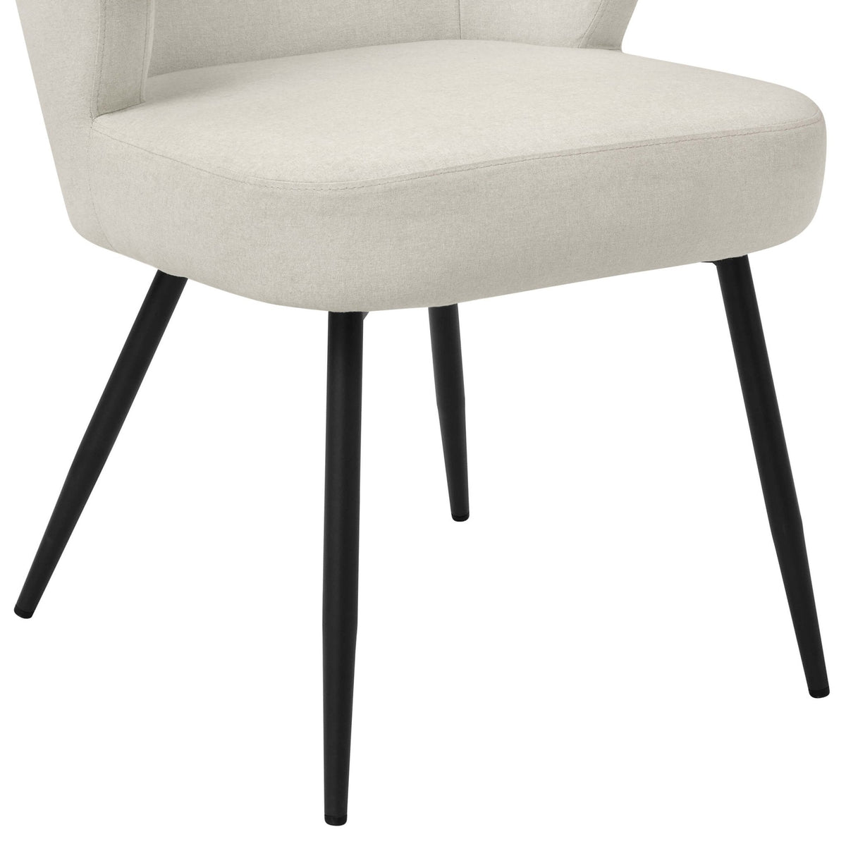 Mabel Set of 2 Dining Chairs - Linen Natural — view 8
