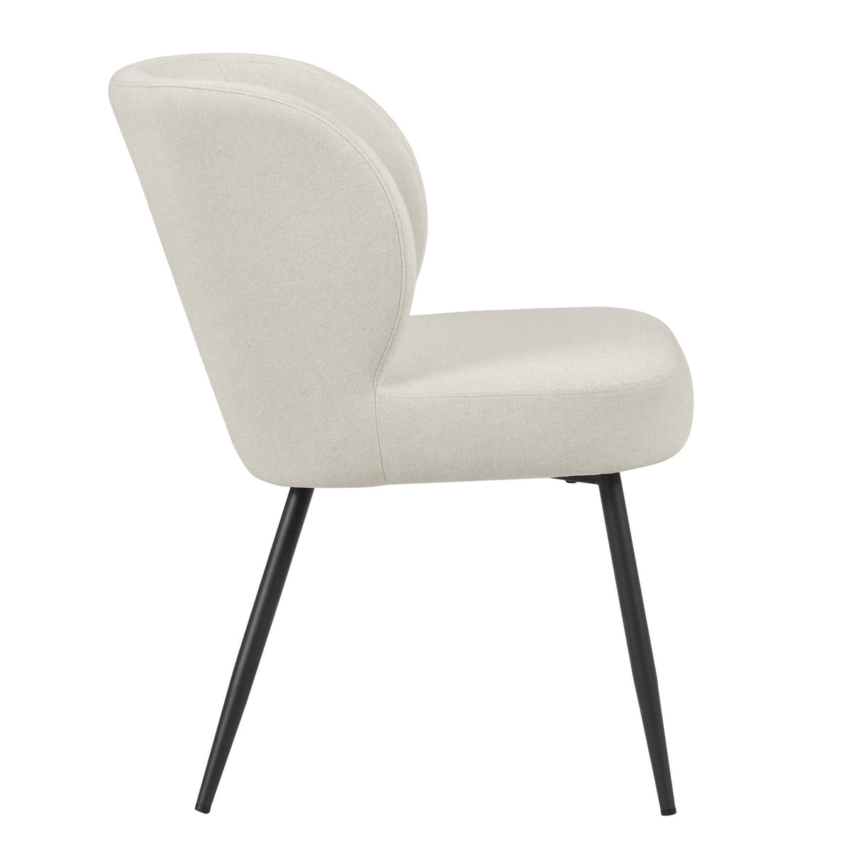 Mabel Set of 2 Dining Chairs - Linen Natural — view 5