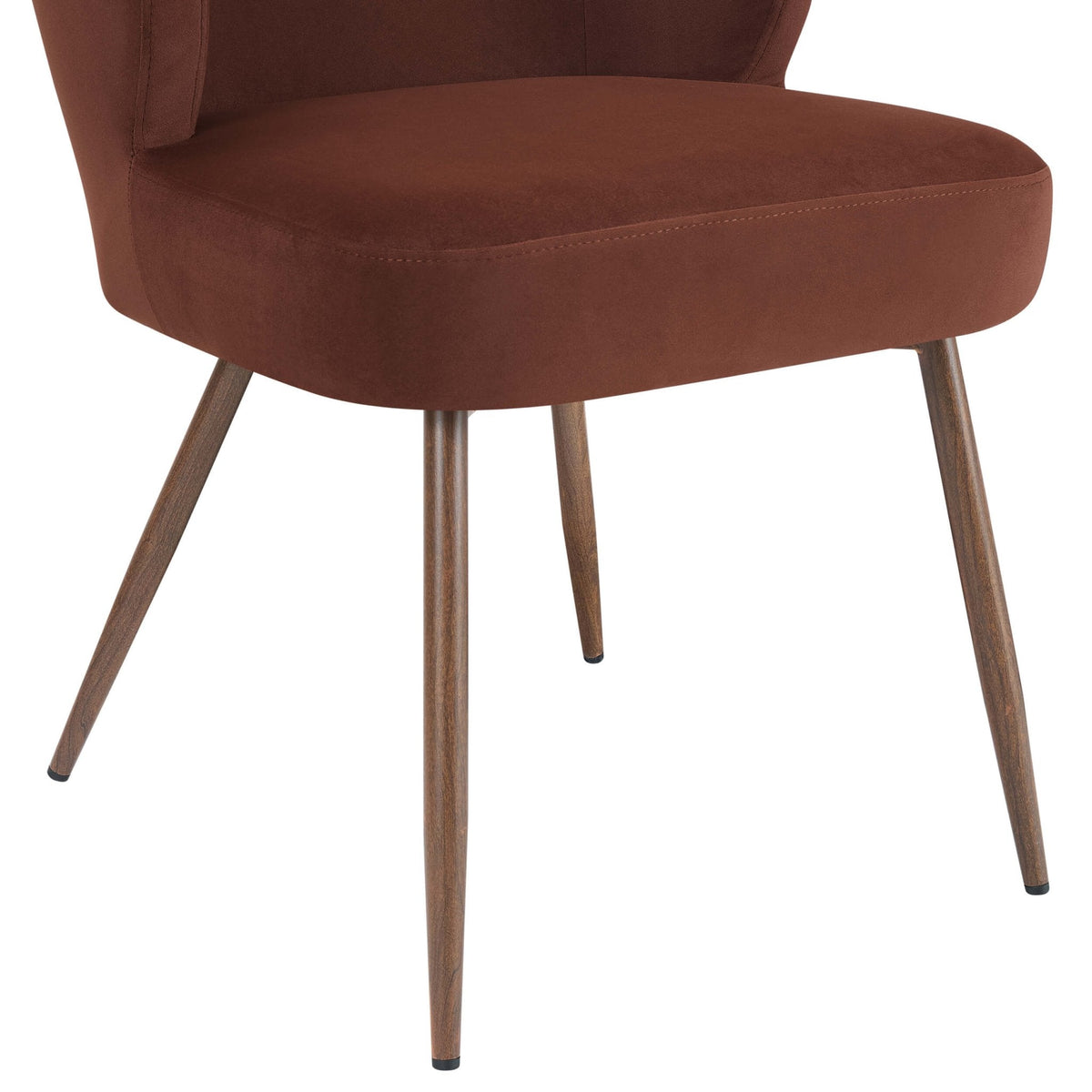 Mabel Set of 2 Dining Chairs - Terracotta — view 8